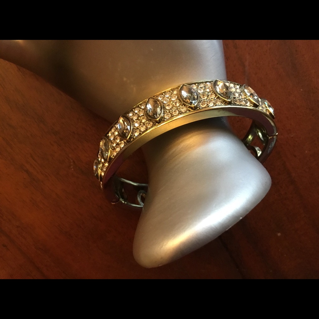 Heidi Daus Bracelet Rhinestones & Diamonique Bang